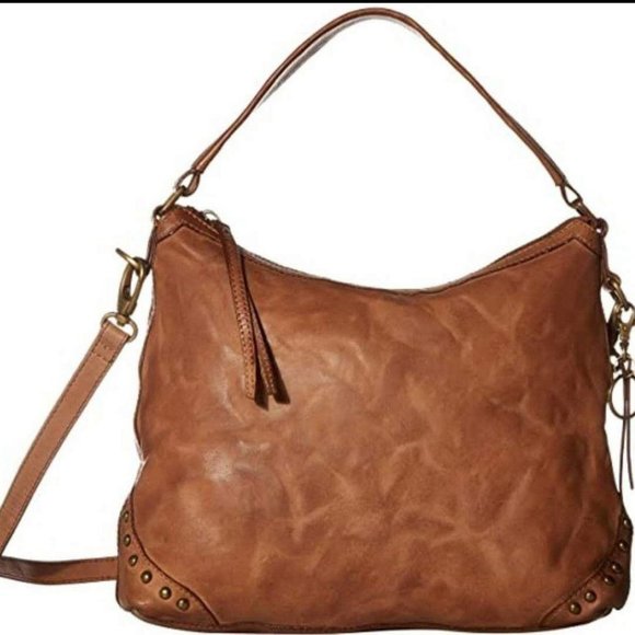 Frye Handbags - NEW FRYE Leather Odessa Hobo Shoulder Bag Brown L